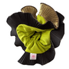 Scrunchies Rumba Simple Verde Oliva y Dorado