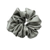 Scrunchies Satén Grande Gris