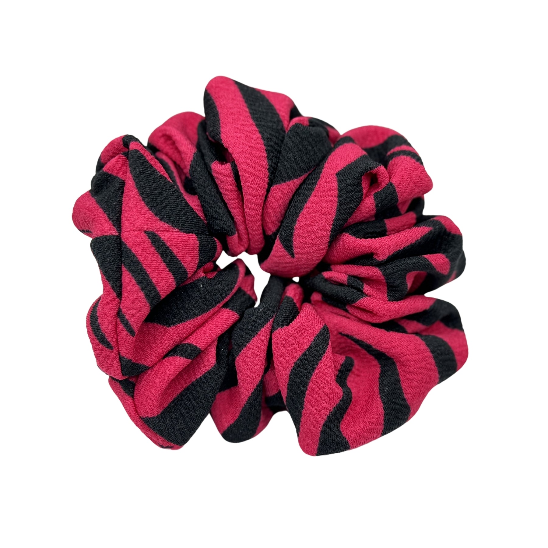 Scrunchies Sofía Rojo y negro grande