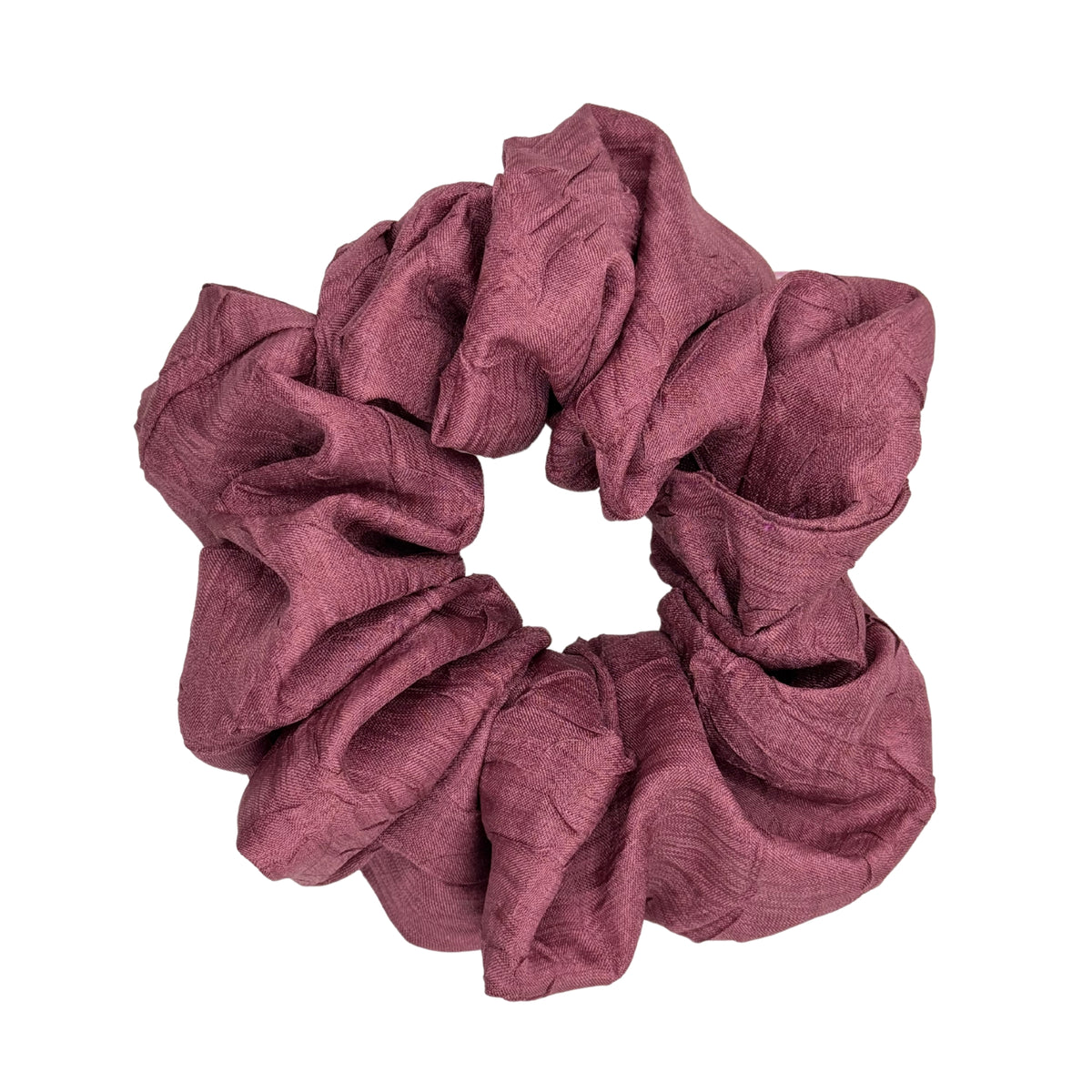 Scrunchies Colet lino purpura suave grande