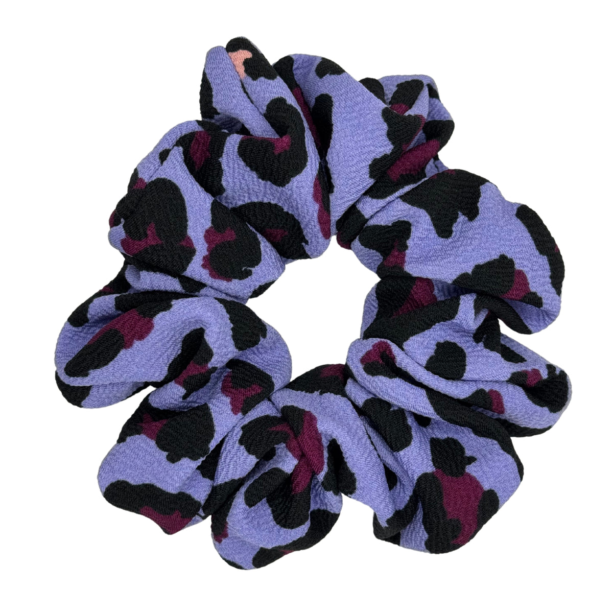 Scrunchies Colet Sofía azul/negro y vino grande