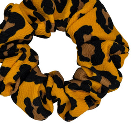 Scrunchies Colet Sofía amarillo y negro grande