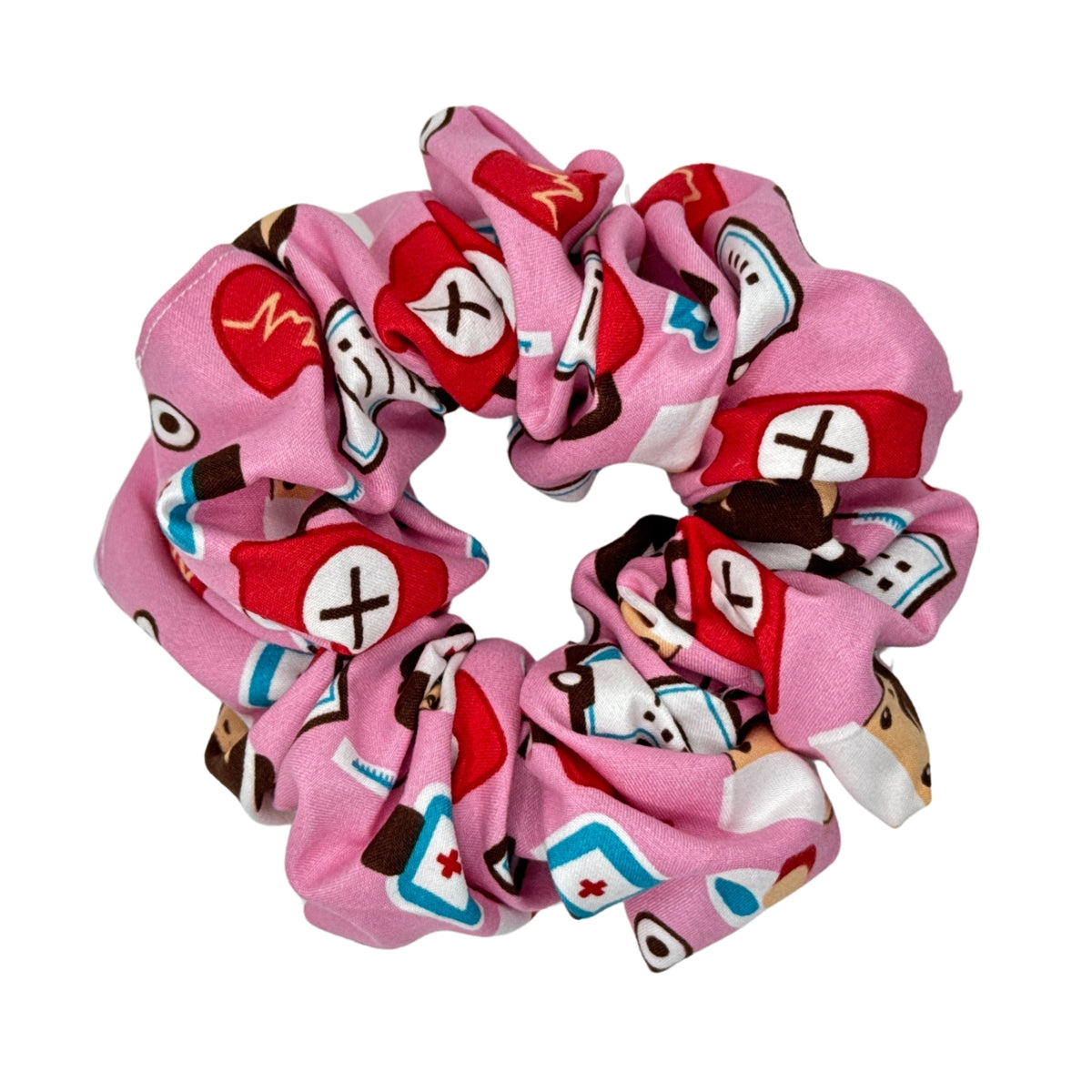 Scrunchies grandes motivo Salud y Escolar 12-15⌀ Escoge el tuyo