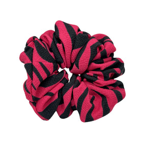 Scrunchies Sofía Rojo y negro grande