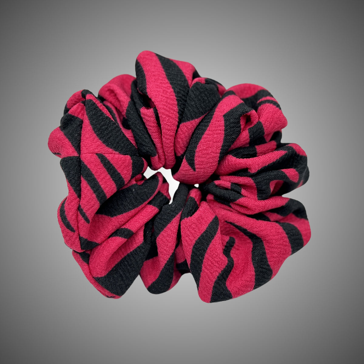 Scrunchies Sofía Rojo y negro grande