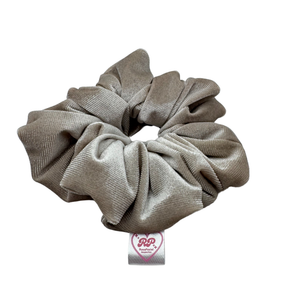 Scrunchies terciopelo Grande Beige