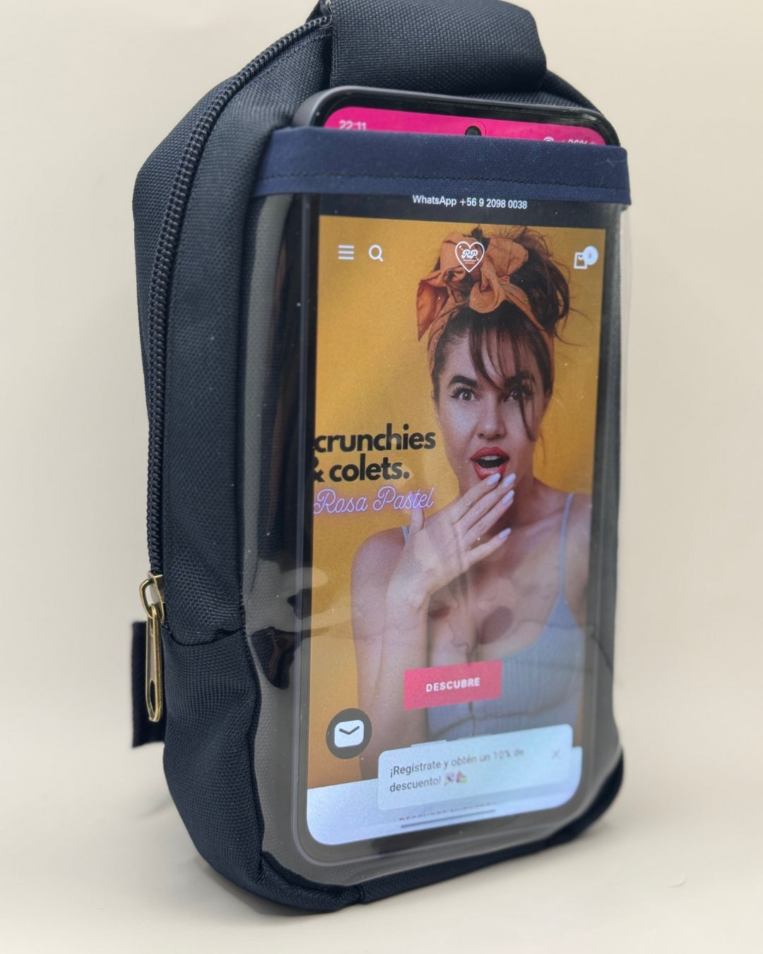 Bolso Bandolera Antirrobo Impermeable